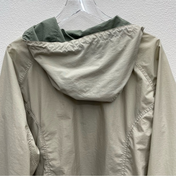 Columbia Beige Hoodie Windbreaker Pullover Women’s XL - Picture 11 of 12